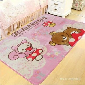 Rilakkuma Carpet Prolivon Antiskid Bedroom Cute Family Children